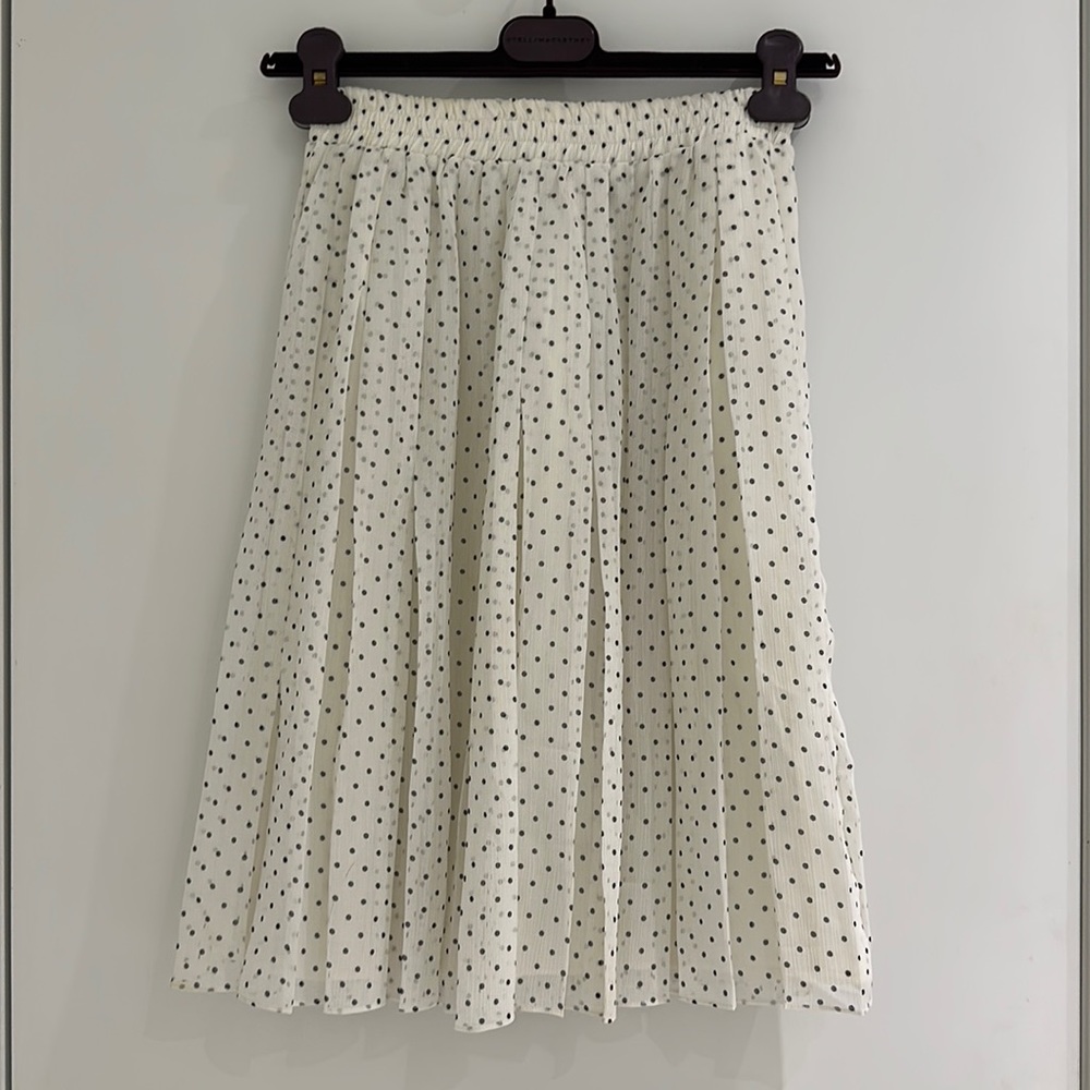 Organic John Patrick polka dot whimsical skirt